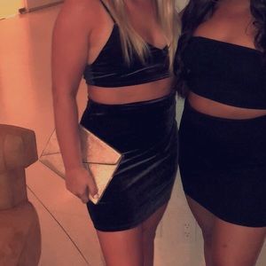 Two piece black set from REVOLVE